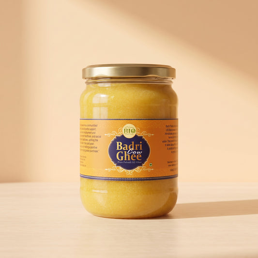 Himalayan Badri Cow A2 Ghee | Bilona processed Ghee | Pahadi Ghee | Traditional- Medicinal Ghee | 500ml