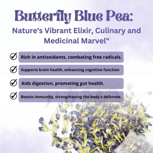 Butterfly Blue Pea Flower | Naturally Sun Dried | 40g