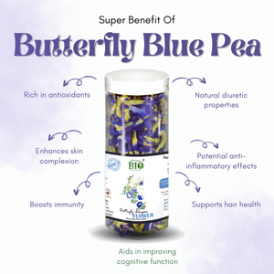 Butterfly Blue Pea Flower | Naturally Sun Dried | 40g