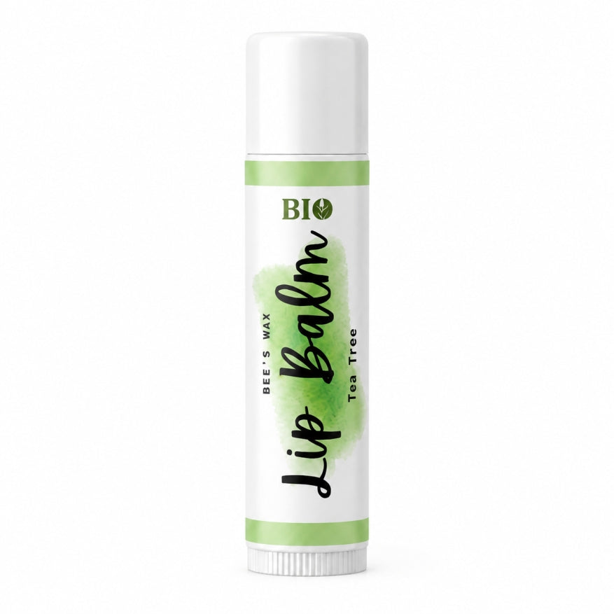 Bee's Wax Natural Lip Balm Stick | Tea Tree Essential Oil